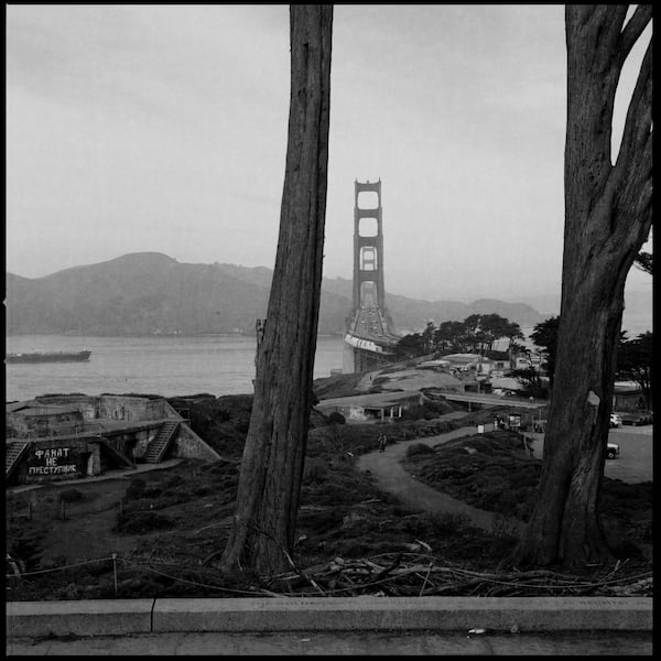 The Golden Gate Bridge from the Presidio